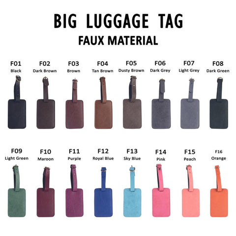 Personalised Luggage Tag 01 - Imported