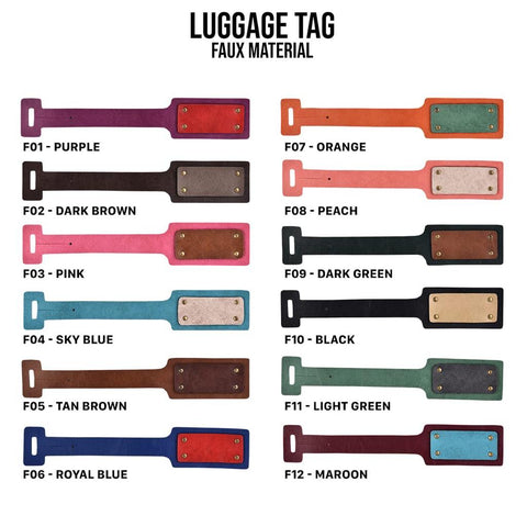Personalised Luggage Tag 02 - Imported