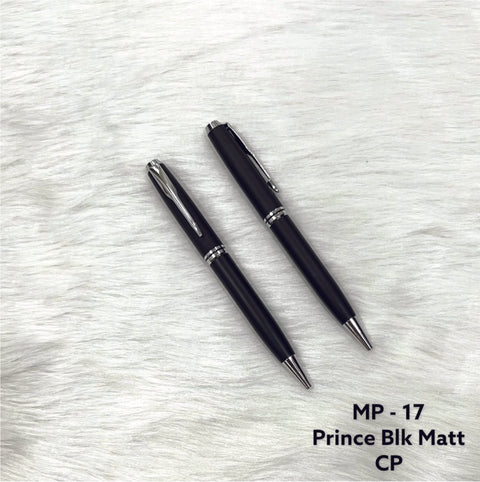 Personalised Prince Blk Matt CP Pen