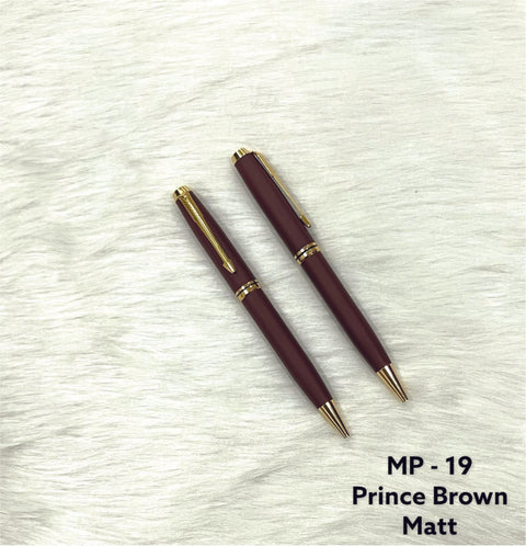 Personalised Prince Brown Matt Pen