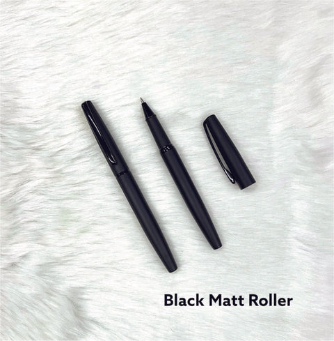 Personalised Black Matt Roller Pen