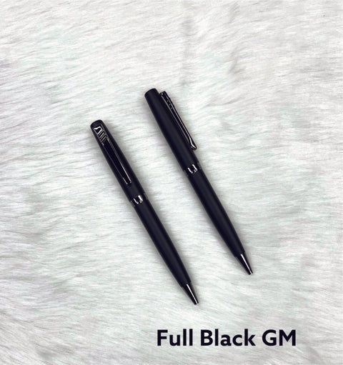 Personalised Full Black GM Pen