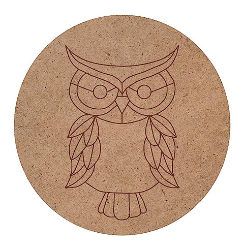 Owl Bird Pre Marked MDF By The Case Flick