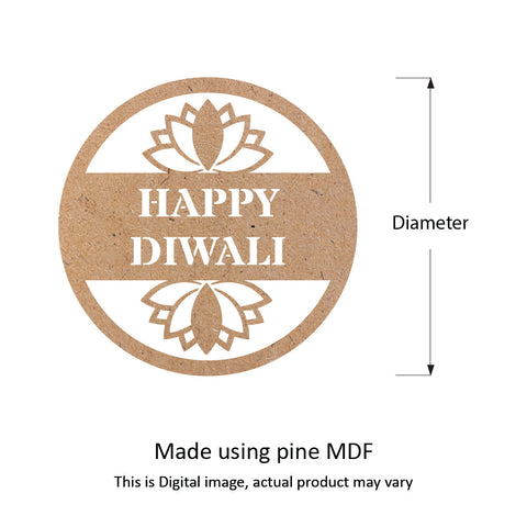Happy Diwali Tag Cutout