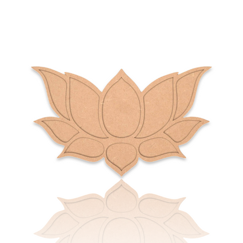 TCF INDIA - Double Layered Lotus Pre Marked Cutout
