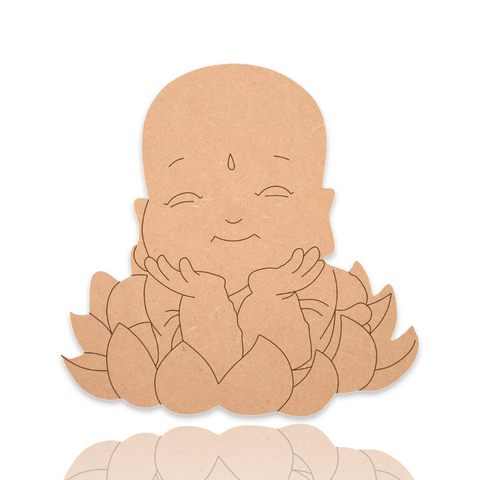 TCF INDIA - Baby Buddha Pre Marked Cutout
