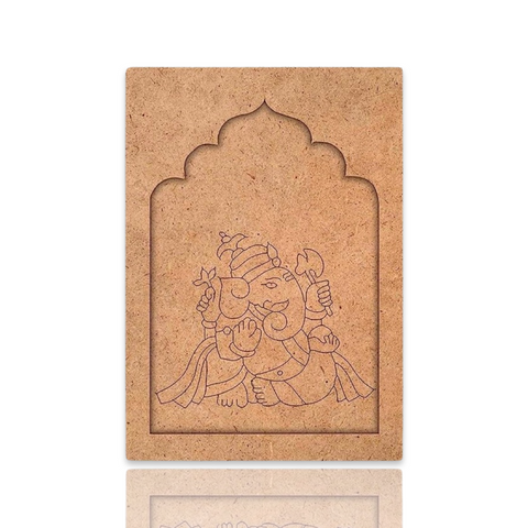 God Ganeshji Jharokha Design Premarked Cutout