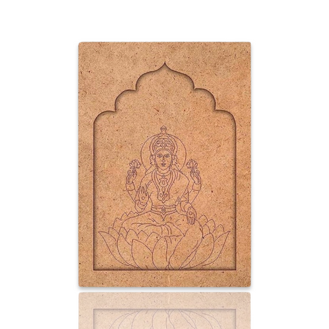 God Mahalakshmi Jharokha Design Premarked Cutout